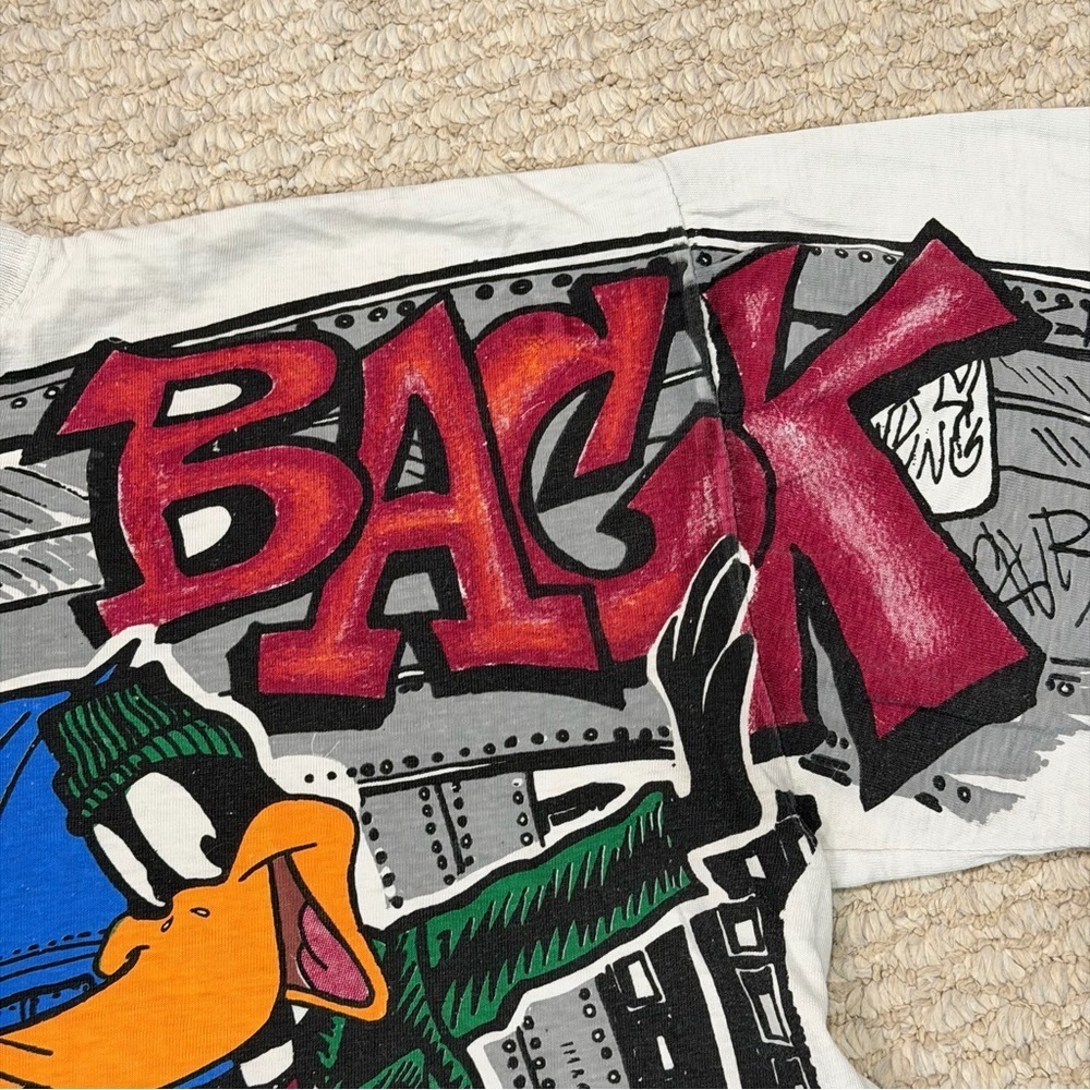 Vintage LOONEY TUNES Shirt Mens Size XL Front & Back Graphic Rare Tee Shirt - Picture 7 of 16